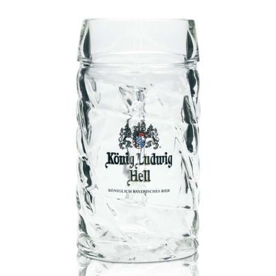 Konig Ludwig Hell TWO PINT Glass Stein