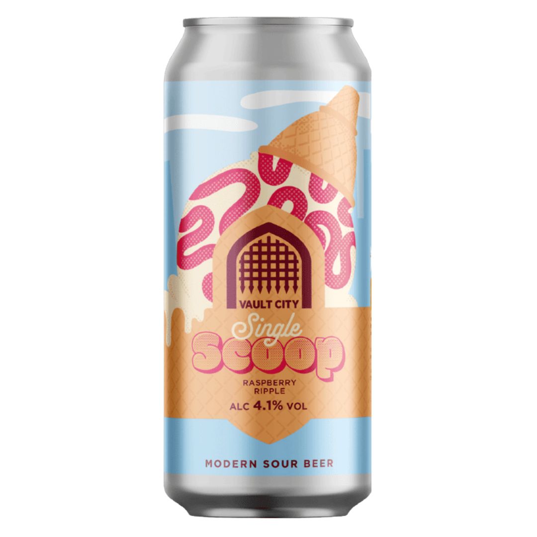 Vault City SINGLE Scoop Raspberry Ripple Sour Vault City SINGLE Scoop Raspberry Ripple Sour