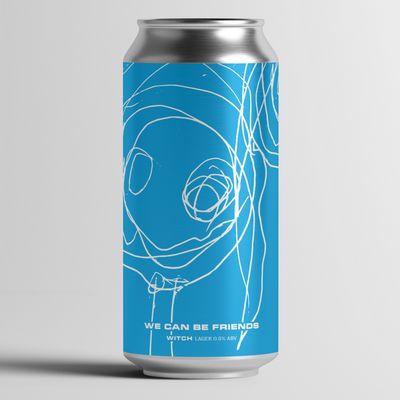 We Can Be Friends Witch Low Alcohol Lager We Can Be Friends Witch Low Alcohol Lager