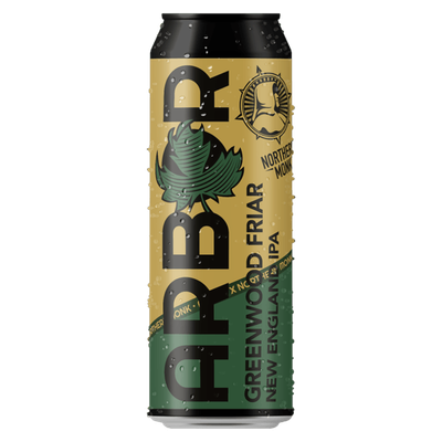Arbor x Northern Monk // Greenwood Friar NE IPA Arbor x Northern Monk // Greenwood Friar NE IPA