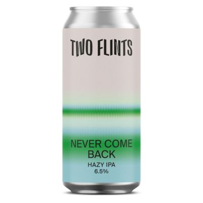 Two Flints Never Come Back Hazy IPA Two Flints Never Come Back Hazy IPA