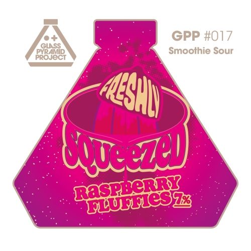 Glass Pyramid Project Freshly Squeezed Raspberry Fluffies Smoothie Sour Glass Pyramid Project Freshly Squeezed Raspberry Fluffies Smoothie Sour