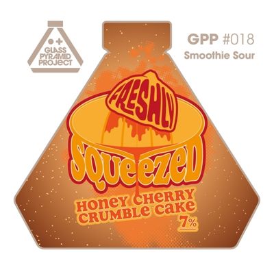 Glass Pyramid Project Freshly Squeezed Honey Cherry Crumble Cake Smoothie Sour Glass Pyramid Project Freshly Squeezed Honey Cherry Crumble Cake Smoothie Sour