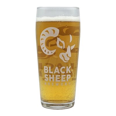 Black Sheep Logo Pint Glass Black Sheep Logo Pint Glass