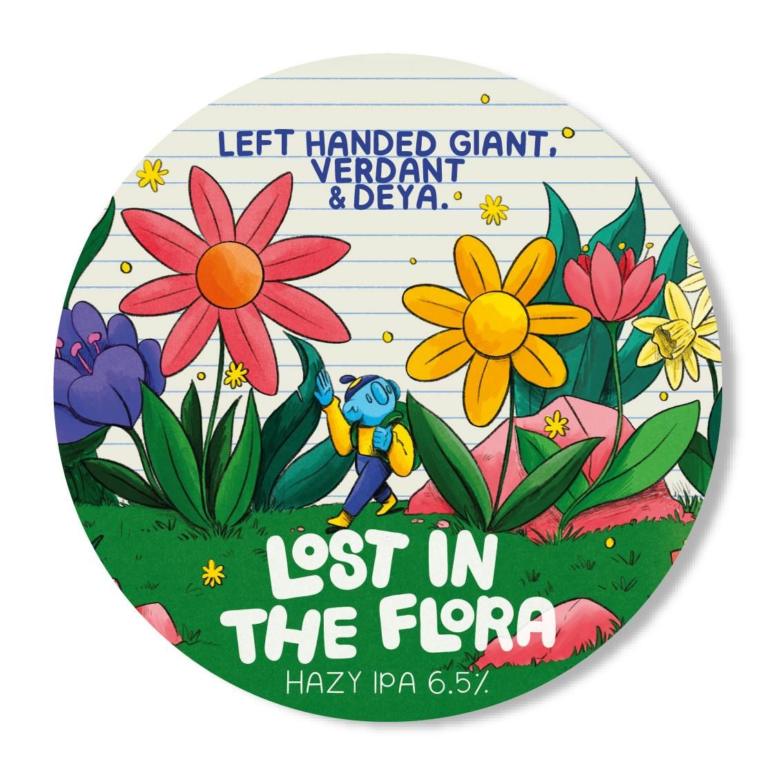 Left Handed Giant x Verdant x Deya // Lost In The Flora Hazy IPA