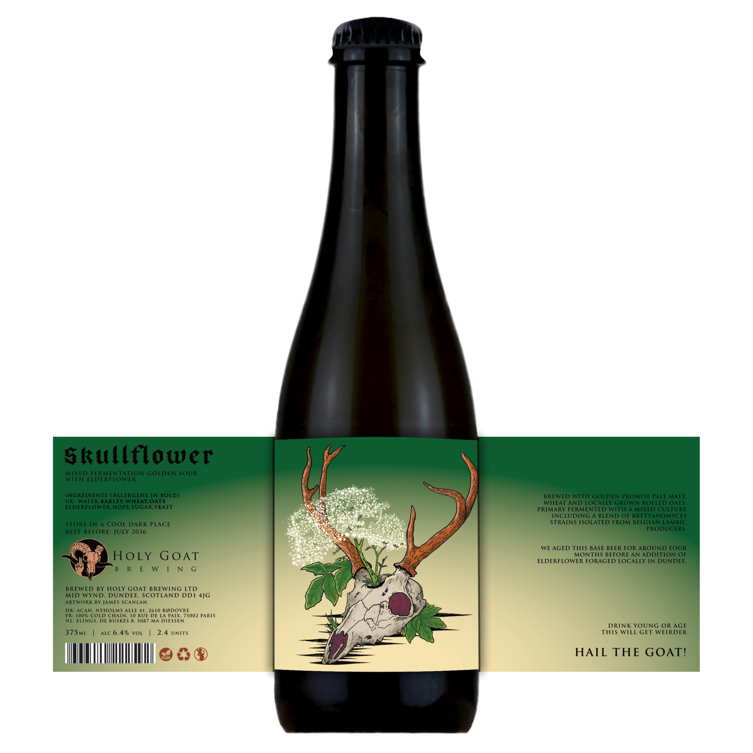 Holy Goat Skullflower Mixed Fermentation Golden Sour Holy Goat Skullflower Mixed Fermentation Golden Sour