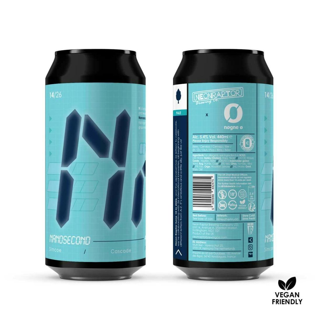 Neon Raptor x Nogne // Nanosecond WC Pale Ale Neon Raptor x Nogne // Nanosecond WC Pale Ale