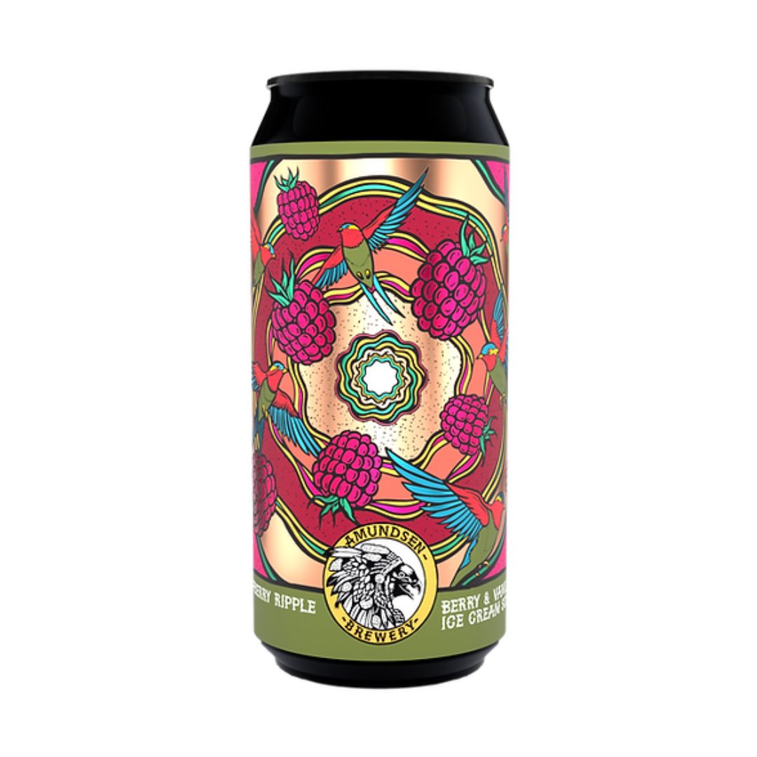 Amundsen Raspberry Ripple Ice Cream Sour Amundsen Raspberry Ripple Ice Cream Sour