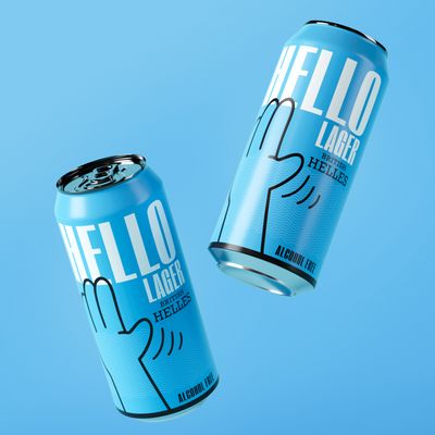 Hello Lager British Helles Alcohol Free Lager