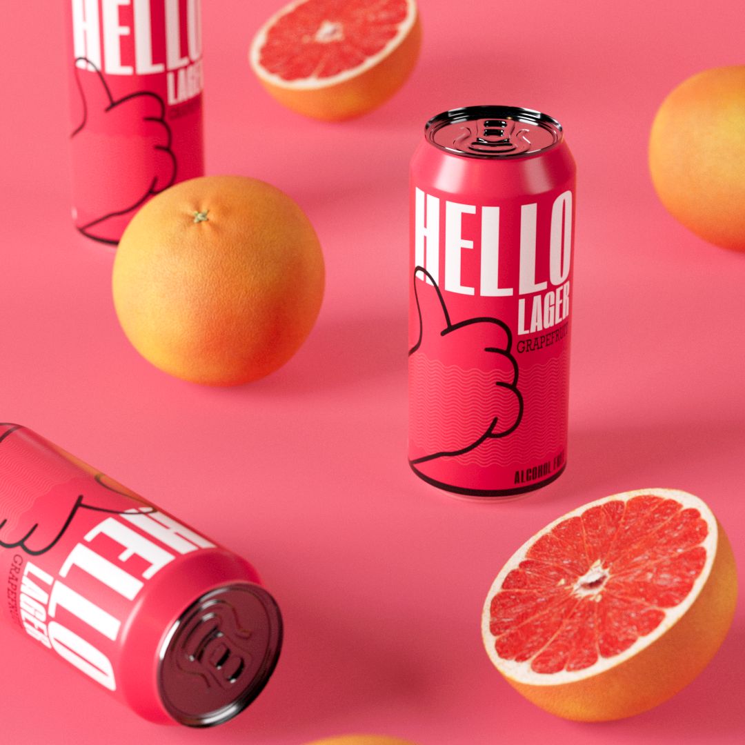 Hello Lager Grapefruit Alcohol Free Lager Hello Lager Grapefruit Alcohol Free Lager