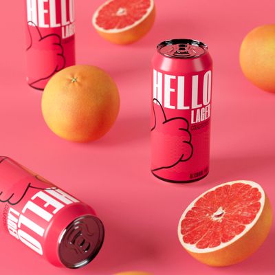 Hello Lager Grapefruit Alcohol Free Lager Hello Lager Grapefruit Alcohol Free Lager