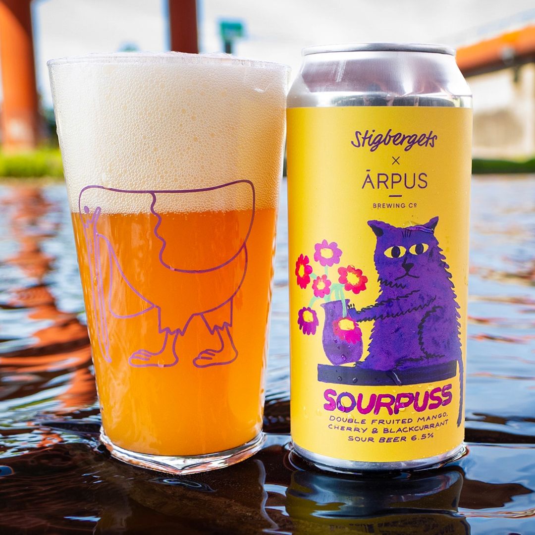 Stigbergets x Arpus // Sourpuss Double Fruited Mango Cherry & Blackcurrant Sour Stigbergets x Arpus // Sourpuss Double Fruited Mango Cherry & Blackcurrant Sour