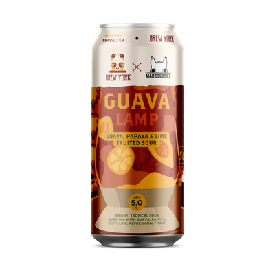 Brew York x Mad Squirrel // Guava Lamp Fruited Sour Brew York x Mad Squirrel // Guava Lamp Fruited Sour