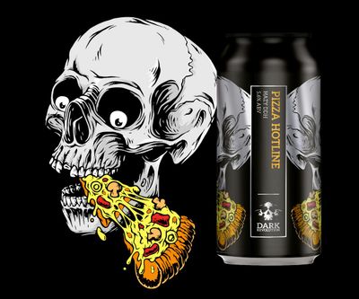 Dark Revolution Pizza Hotline Hazy DDH Pale Ale Dark Revolution Pizza Hotline Hazy DDH Pale Ale