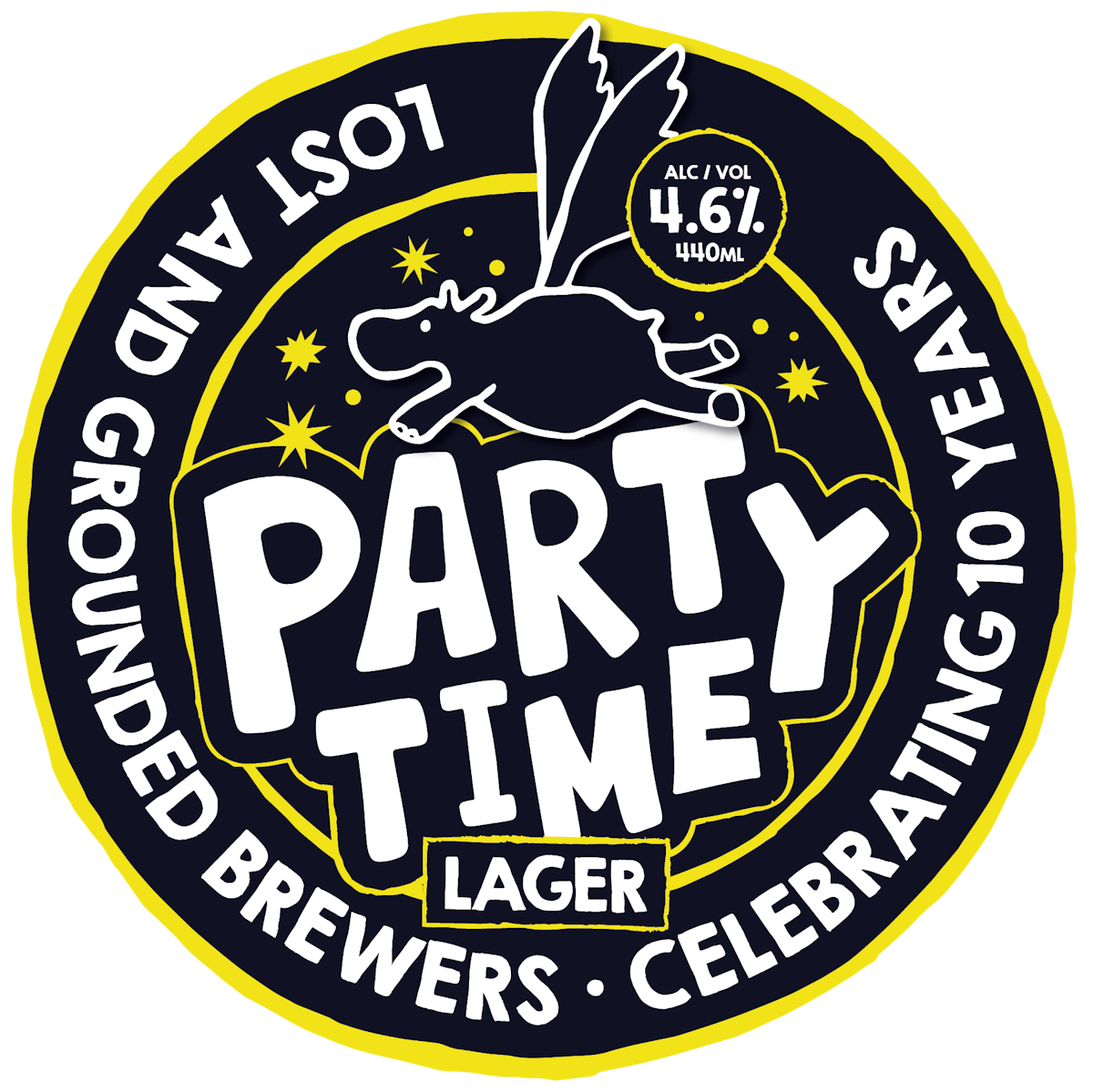 Lost & Grounded Party Time Lager Lost & Grounded Party Time Lager