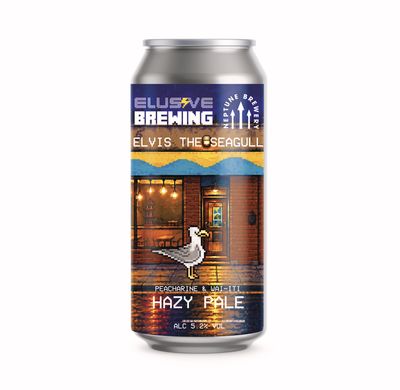Elusive x Neptune // Elvis The Seagull Hazy Pale Ale Elusive x Neptune // Elvis The Seagull Hazy Pale Ale