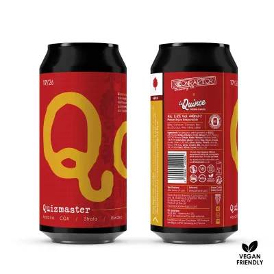 Neon Raptor x La Quince Collab // Quizmaster NEIPA Neon Raptor x La Quince Collab // Quizmaster NEIPA