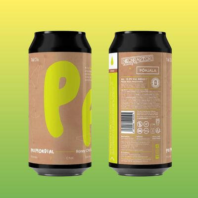 Neon Raptor x Pohjala // Primordial Honey Chai Latte Imperial Stout