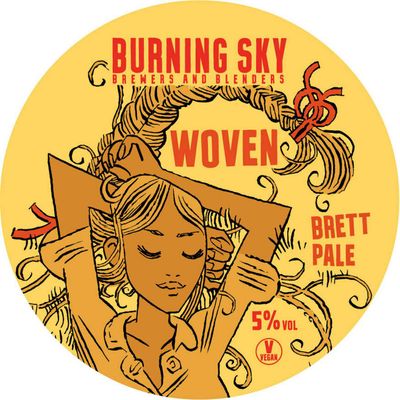 Burning Sky Woven Brett Pale Burning Sky Woven Brett Pale