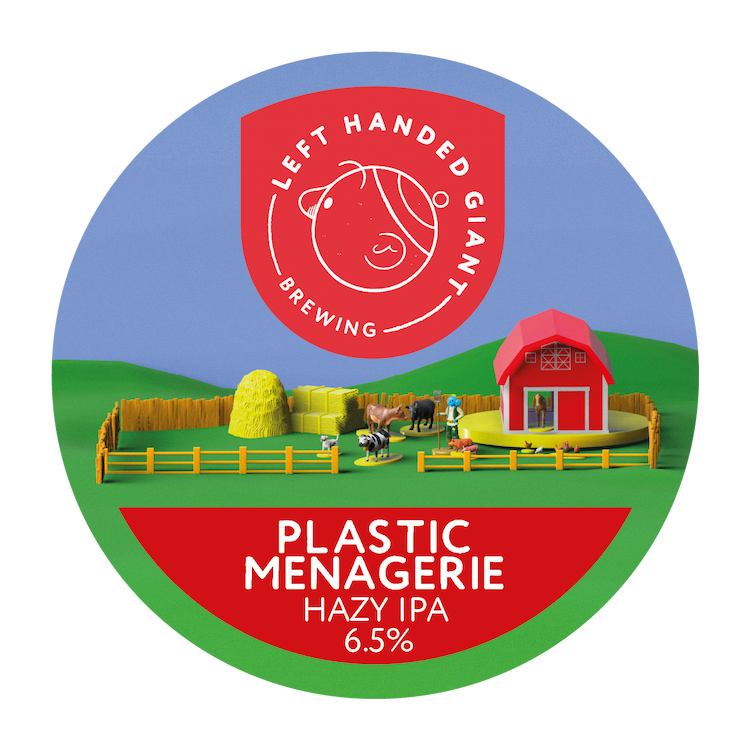 Left Handed Giant Plastic Menagerie Hazy IPA