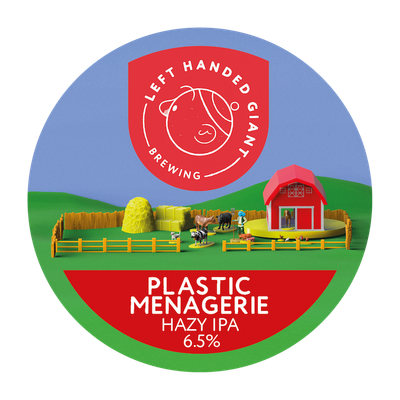 Left Handed Giant Plastic Menagerie Hazy IPA Left Handed Giant Plastic Menagerie Hazy IPA