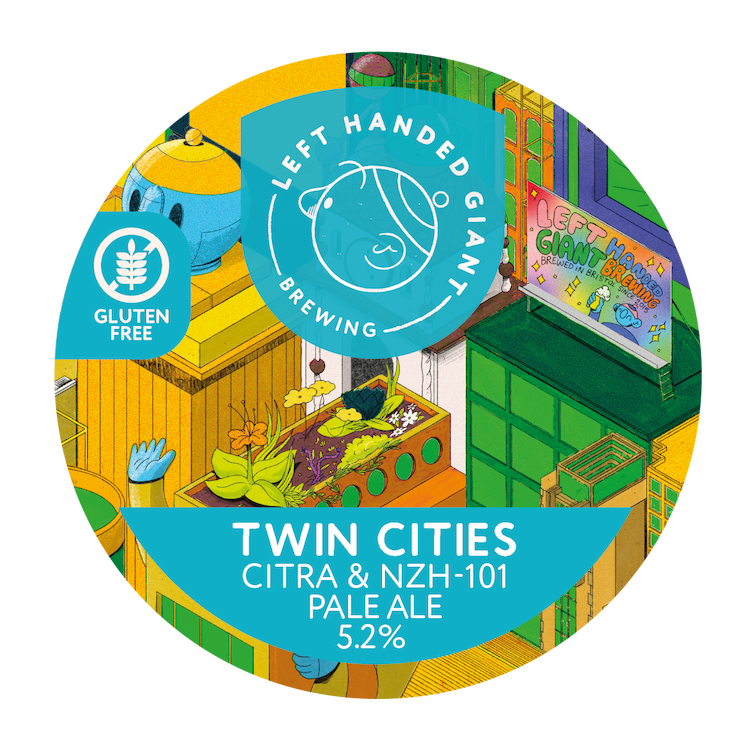 Left Handed Giant Twin Cities Citra & NZH101 Pale Ale Left Handed Giant Twin Cities Citra & NZH101 Pale Ale