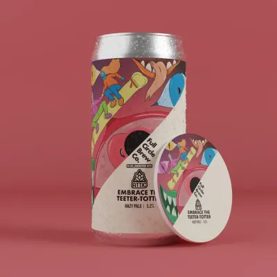 Full Circle Embrace The Teeter-Totter Hazy Pale Ale Full Circle Embrace The Teeter-Totter Hazy Pale Ale