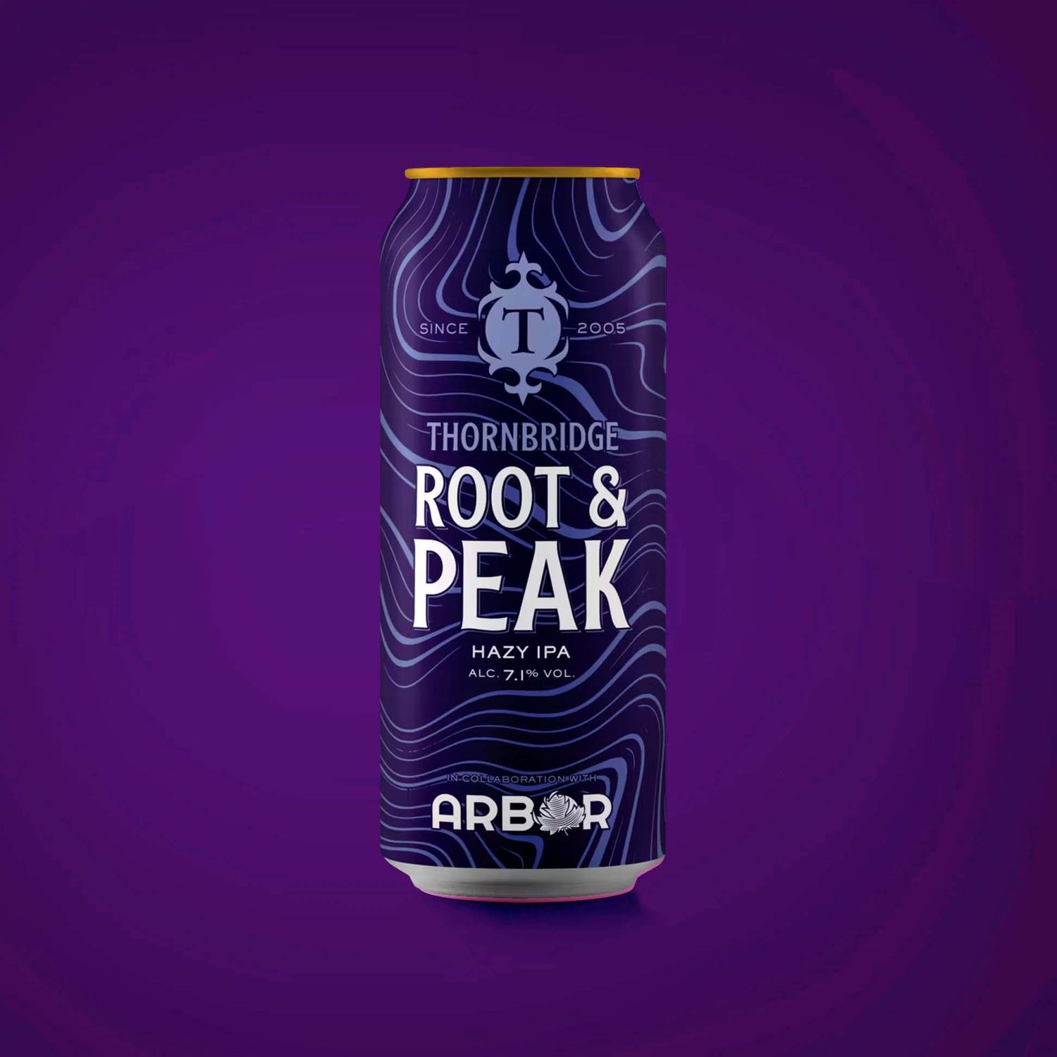 Thornbridge x Arbor // Root & Peak Hazy IPA Thornbridge x Arbor // Root & Peak Hazy IPA