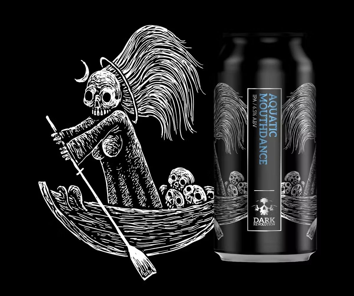 Dark Revolution Aquatic Mouthdance Hazy IPA Dark Revolution Aquatic Mouthdance Hazy IPA