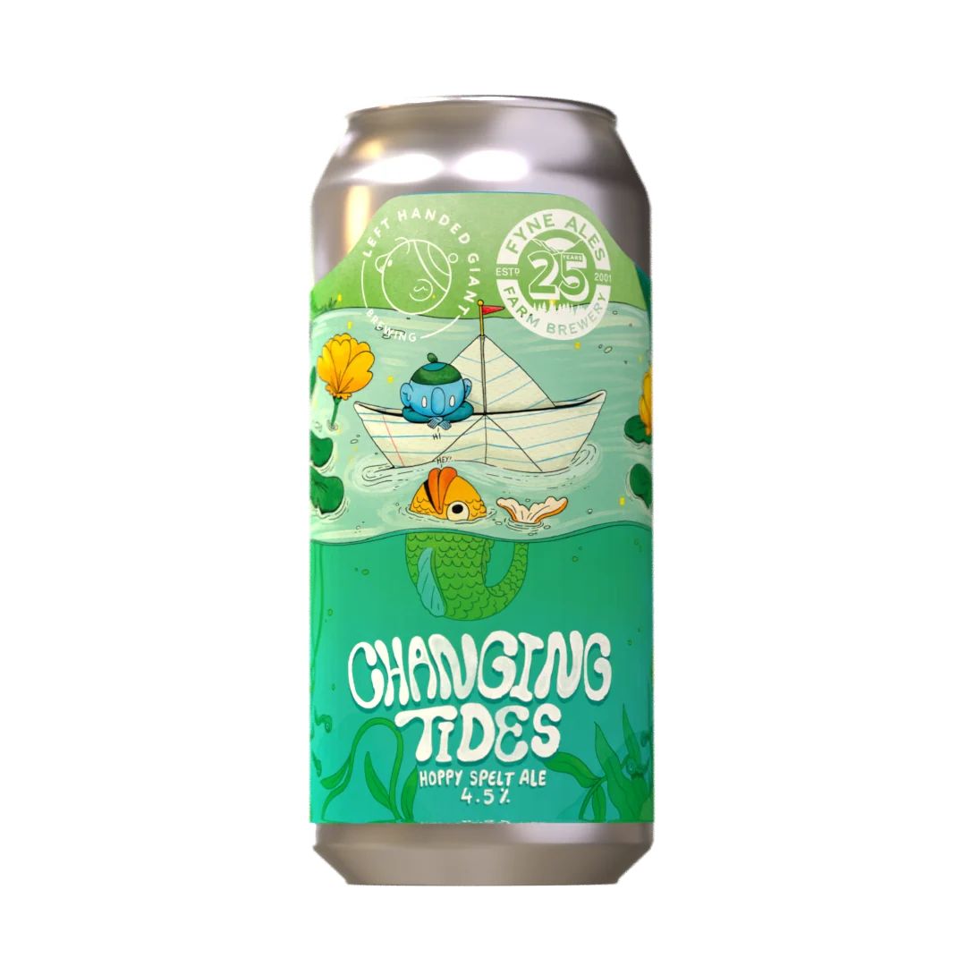 Left Handed Giant Changing Tides Hoppy Spelt Ale Left Handed Giant Changing Tides Hoppy Spelt Ale