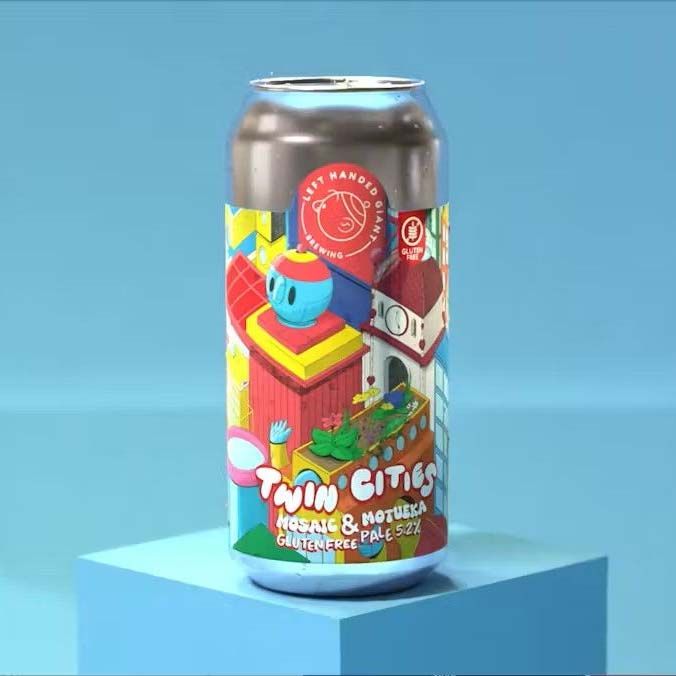 Left Handed Giant Twin Cities Mosaic & Motueka Pale Ale Left Handed Giant Twin Cities Mosaic & Motueka Pale Ale
