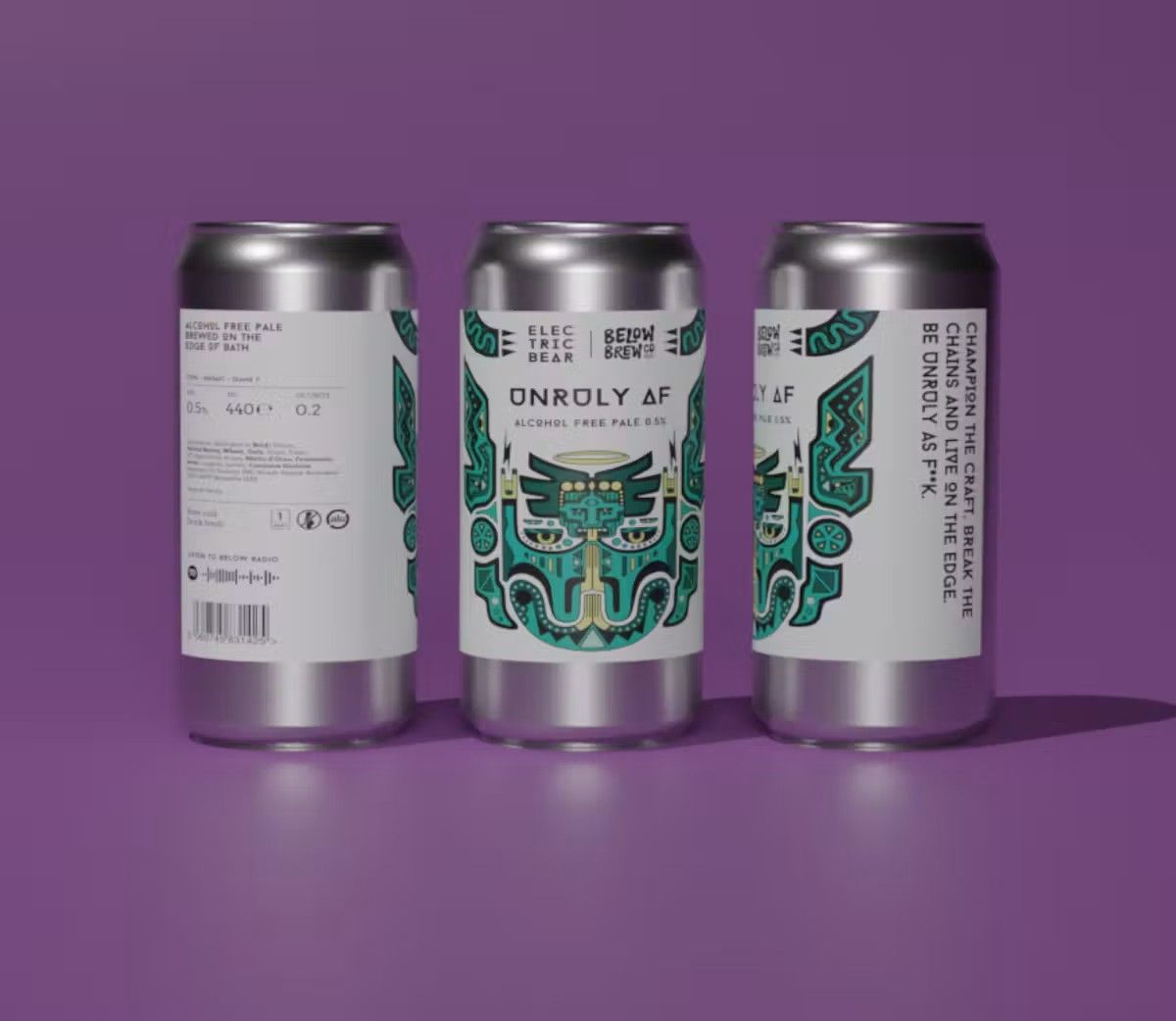 Below Brew Co Unruly AF Pale Ale Below Brew Co Unruly AF Pale Ale