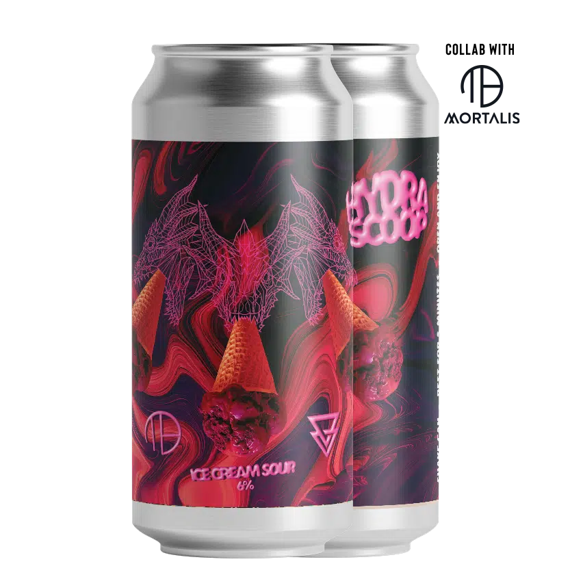 Azvex x Mortalis // Hydra SCOOP Raspberry & Blackberry Ice Cream Sour Azvex x Mortalis // Hydra SCOOP Raspberry & Blackberry Ice Cream Sour