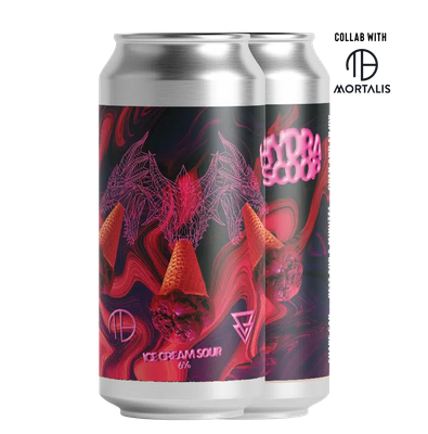 Azvex x Mortalis // Hydra SCOOP Raspberry & Blackberry Ice Cream Sour Azvex x Mortalis // Hydra SCOOP Raspberry & Blackberry Ice Cream Sour