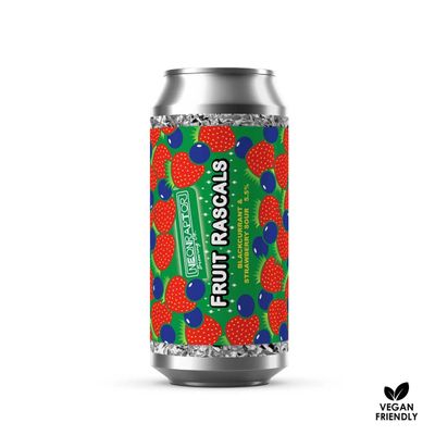 Neon Raptor Fruit Rascals Blackcurrant & Strawberry Sour Neon Raptor Fruit Rascals Blackcurrant & Strawberry Sour