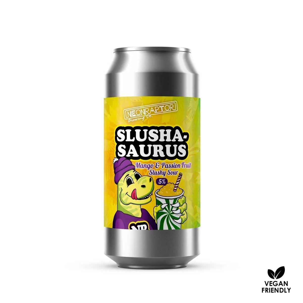 Neon Raptor Slushasaurus Mango & Passionfruit Slushy Sour Neon Raptor Slushasaurus Mango & Passionfruit Slushy Sour