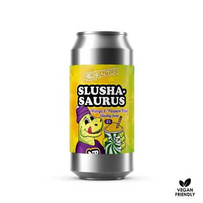 Neon Raptor Slushasaurus Mango & Passionfruit Slushy Sour Neon Raptor Slushasaurus Mango & Passionfruit Slushy Sour