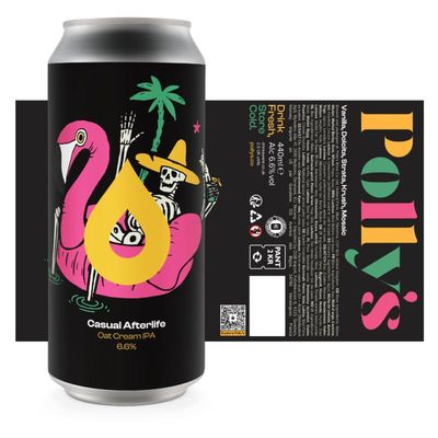 Polly's Casual Afterlife Oat Cream IPA Polly's Casual Afterlife Oat Cream IPA