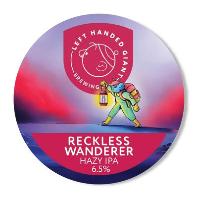 Left Handed Giant Reckless Wanderer Hazy IPA Left Handed Giant Reckless Wanderer Hazy IPA