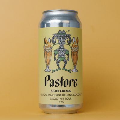 Pastore Con Crema Mango Tangerine Banana Coconut Smoothie Sour Pastore Con Crema Mango Tangerine Banana Coconut Smoothie Sour