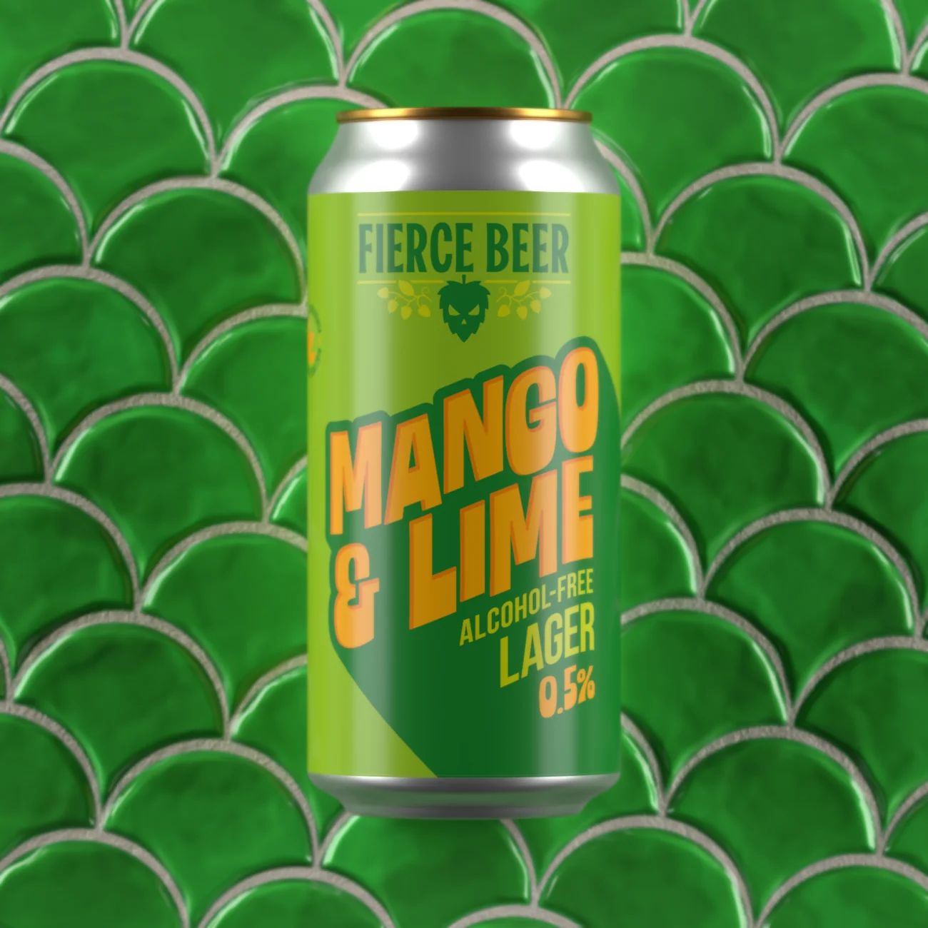 Fierce Alcohol-Free Mango & Lime Golden Lager Fierce Alcohol-Free Mango & Lime Golden Lager