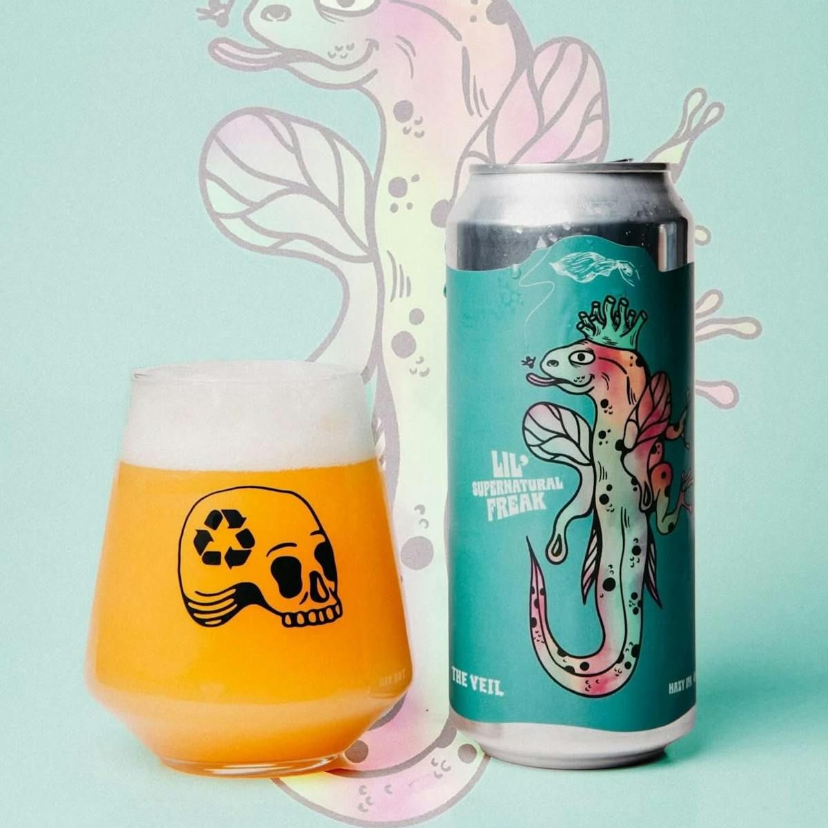 The Veil Lil' Supernatural Freak Hazy IPA The Veil Lil' Supernatural Freak Hazy IPA