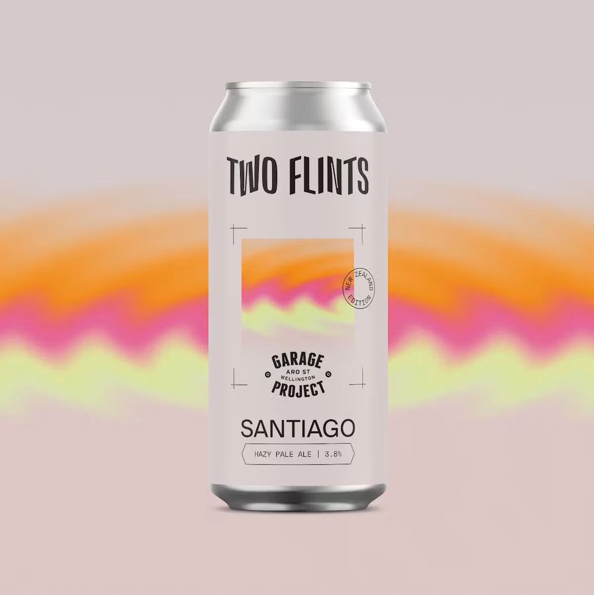 Two Flints x Garage Project // Santiago NZ Edition Hazy Pale Ale Two Flints x Garage Project // Santiago NZ Edition Hazy Pale Ale