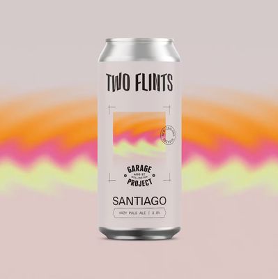 Two Flints x Garage Project // Santiago NZ Edition Hazy Pale Ale Two Flints x Garage Project // Santiago NZ Edition Hazy Pale Ale