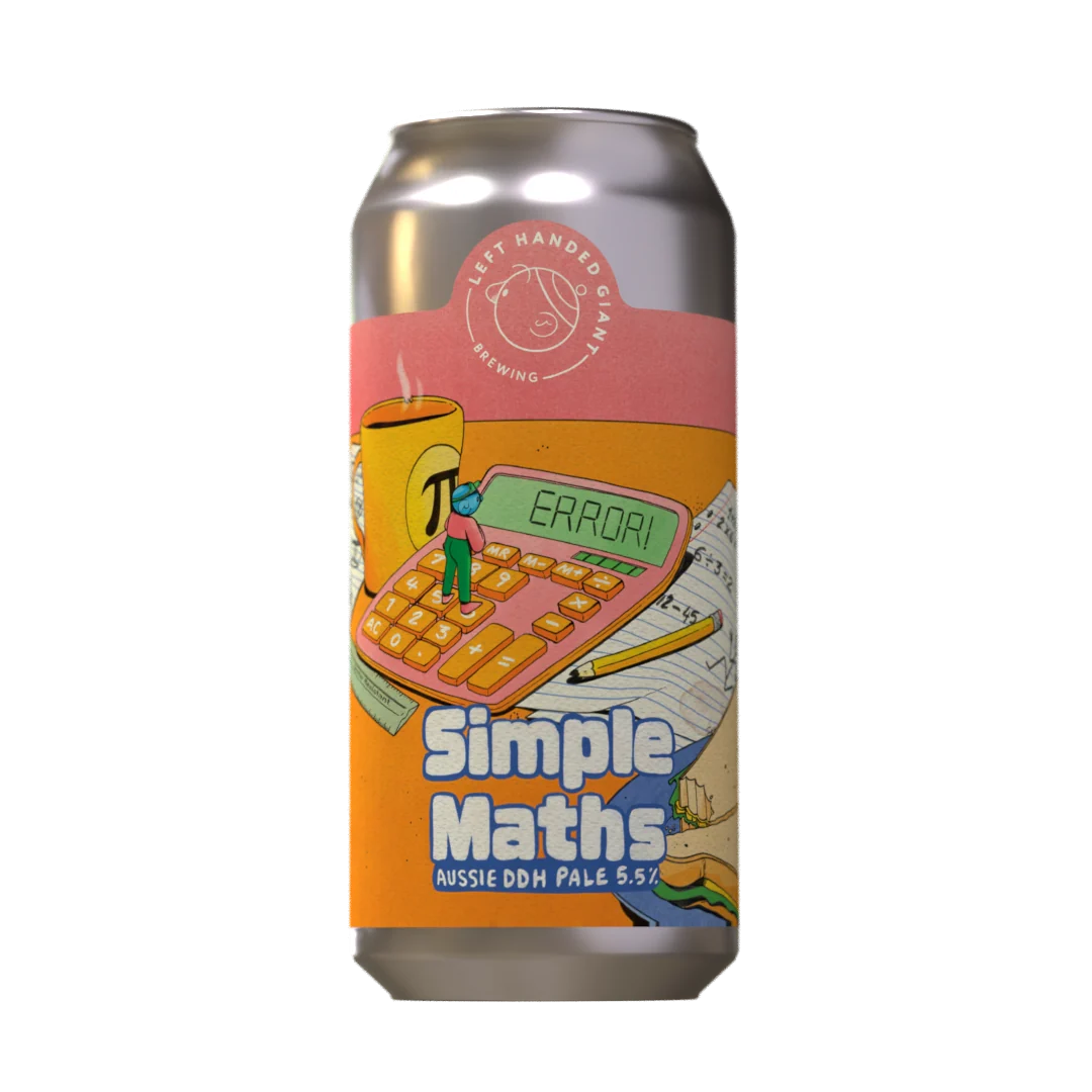 Left Handed Giant Simple Maths Aussie DDH Pale Ale Left Handed Giant Simple Maths Aussie DDH Pale Ale