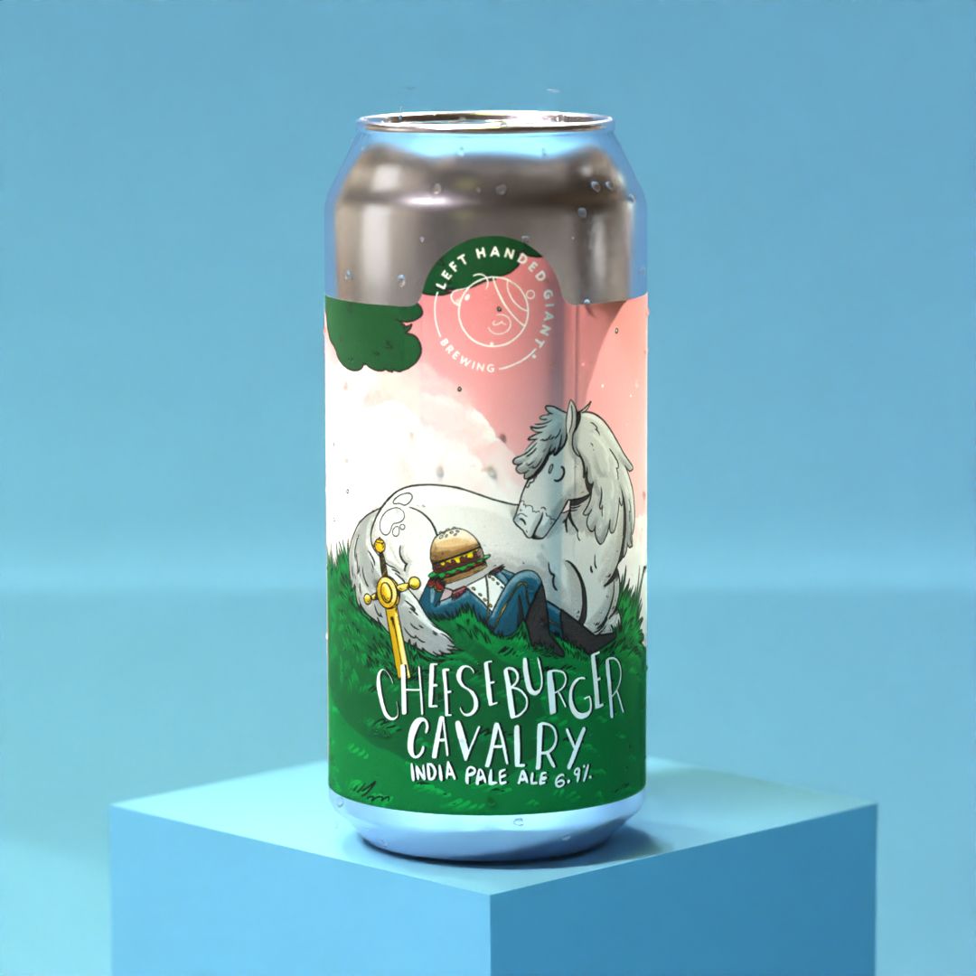 Left Handed Giant Cheeseburger Cavalry IPA Left Handed Giant Cheeseburger Cavalry IPA