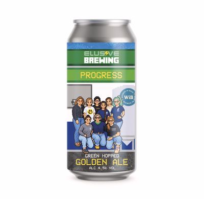Elusive Progress Green Hopped Golden Ale Elusive Progress Green Hopped Golden Ale