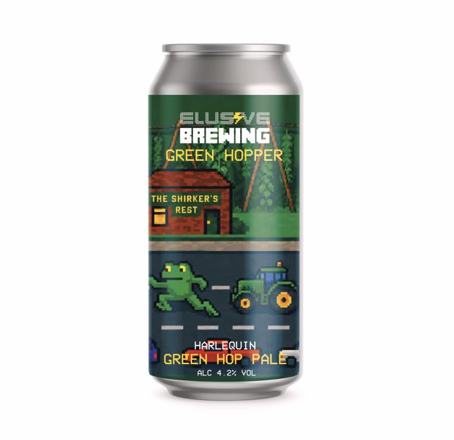 Elusive Green Hopper Harlequin Green Hop Pale Ale Elusive Green Hopper Harlequin Green Hop Pale Ale