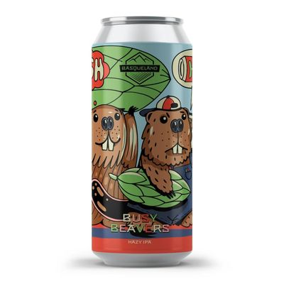 Basqueland Busy Beavers Hazy IPA Basqueland Busy Beavers Hazy IPA