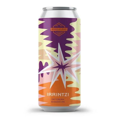 Basqueland Irrintzi Oat Cream Session IPA Basqueland Irrintzi Oat Cream Session IPA
